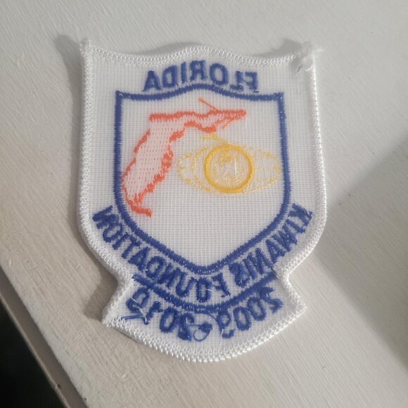 Florida Kiwanis Foundation Jacket Hat Patch - Vintage 2009 - 2010 Member Badge - Picture 3 of 4